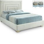 Nora Velvet Upholstered Bed