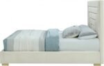 Nora Velvet Upholstered Bed - Image 6