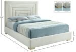 Nora Velvet Upholstered Bed - Image 10