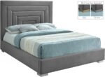 Nora Velvet Upholstered Bed - Image 2