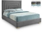 Nora Velvet Upholstered Bed