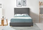 Nora Velvet Upholstered Bed - Image 5