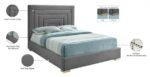 Nora Velvet Upholstered Bed - Image 11