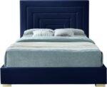 Nora Velvet Upholstered Bed - Image 4