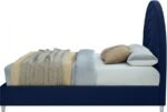 Rainbow Velvet Upholstered Bed - Image 5