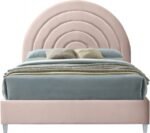 Rainbow Velvet Upholstered Bed - Image 3
