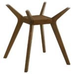 PAXTON SQUARE WOOD COUNTER HEIGHT DINING TABLE BASE BROWN