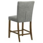 PAXTON UPHOLSTERED COUNTER HEIGHT DINING CHAIR GREY (SET OF 2) - Image 7