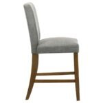 PAXTON UPHOLSTERED COUNTER HEIGHT DINING CHAIR GREY (SET OF 2) - Image 9