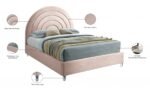 Rainbow Velvet Upholstered Bed - Image 10