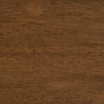 PAXTON ROUND 48-INCH GLASS TOP WOOD DINING TABLE BROWN - Image 5