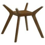 PAXTON SQUARE WOOD DINING TABLE BASE BROWN