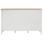 HOLLIS 2-DOOR DINING SIDEBOARD BUFFET STORAGE CABINET WHITE - Image 8