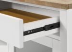 HOLLIS 2-DOOR DINING SIDEBOARD BUFFET STORAGE CABINET WHITE - Image 13