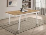 NOGALES RECTANGULAR 71-INCH WOOD DINING TABLE OFF WHITE - Image 2