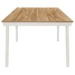 NOGALES RECTANGULAR 71-INCH WOOD DINING TABLE OFF WHITE - Image 5
