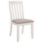 NOGALES WOOD DINING SIDE CHAIR OFF WHITE (SET OF 2) - Image 3