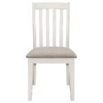 NOGALES WOOD DINING SIDE CHAIR OFF WHITE (SET OF 2) - Image 4