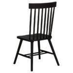 ANDREWS 5-PIECE ROUND DINING TABLE SET LIGHT ASH AND BLACK - Image 8