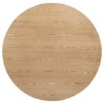 ANDREWS 5-PIECE ROUND DINING TABLE SET LIGHT ASH AND WHITE - Image 5