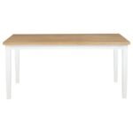 ANDREWS 7-PIECE RECTANGULAR DINING SET LIGHT ASH AND WHITE - Image 4