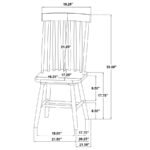 ANDREWS 7-PIECE RECTANGULAR DINING SET LIGHT ASH AND WHITE - Image 13