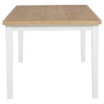 ANDREWS 66-INCH RECTANGULAR DINING TABLE LIGHT ASH AND WHITE - Image 5