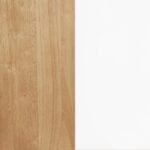 ANDREWS 66-INCH RECTANGULAR DINING TABLE LIGHT ASH AND WHITE - Image 9