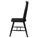 ANDREWS WINDSOR SPINDLE BACK DINING SIDE CHAIR BLACK (SET OF 2) - Image 6