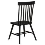 ANDREWS WINDSOR SPINDLE BACK DINING SIDE CHAIR BLACK (SET OF 2) - Image 7