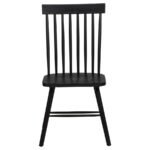 ANDREWS WINDSOR SPINDLE BACK DINING SIDE CHAIR BLACK (SET OF 2) - Image 8