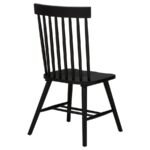 ANDREWS WINDSOR SPINDLE BACK DINING SIDE CHAIR BLACK (SET OF 2) - Image 9