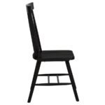 ANDREWS WINDSOR SPINDLE BACK DINING SIDE CHAIR BLACK (SET OF 2) - Image 10