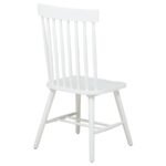 ANDREWS WINDSOR SPINDLE BACK DINING SIDE CHAIR WHITE (SET OF 2) - Image 8