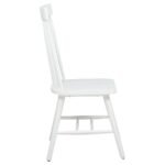 ANDREWS WINDSOR SPINDLE BACK DINING SIDE CHAIR WHITE (SET OF 2) - Image 9