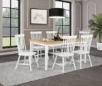 ANDREWS WINDSOR SPINDLE BACK DINING SIDE CHAIR WHITE (SET OF 2) - Image 13
