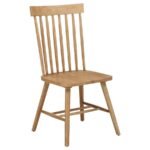 ANDREWS WINDSOR SPINDLE BACK DINING SIDE CHAIR LIGHT ASH (SET OF 2) - Image 3