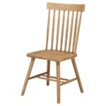 ANDREWS WINDSOR SPINDLE BACK DINING SIDE CHAIR LIGHT ASH (SET OF 2) - Image 5