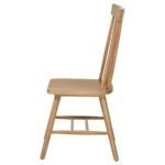 ANDREWS WINDSOR SPINDLE BACK DINING SIDE CHAIR LIGHT ASH (SET OF 2) - Image 6