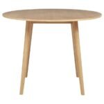 ANDREWS 5-PIECE ROUND COUNTER DINING SET LIGHT ASH AND WHITE - Image 4