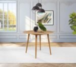 ANDREWS 48-INCH ROUND COUNTER HEIGHT DINING TABLE LIGHT ASH - Image 2
