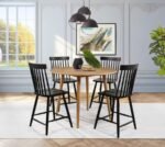 ANDREWS 48-INCH ROUND COUNTER HEIGHT DINING TABLE LIGHT ASH - Image 8