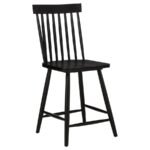 ANDREWS WINDSOR COUNTER HEIGHT DINING SIDE CHAIR BLACK (SET OF 2) - Image 3
