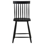 ANDREWS WINDSOR COUNTER HEIGHT DINING SIDE CHAIR BLACK (SET OF 2) - Image 4