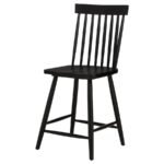 ANDREWS WINDSOR COUNTER HEIGHT DINING SIDE CHAIR BLACK (SET OF 2) - Image 5