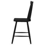 ANDREWS WINDSOR COUNTER HEIGHT DINING SIDE CHAIR BLACK (SET OF 2) - Image 6