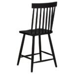 ANDREWS WINDSOR COUNTER HEIGHT DINING SIDE CHAIR BLACK (SET OF 2) - Image 7