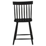 ANDREWS WINDSOR COUNTER HEIGHT DINING SIDE CHAIR BLACK (SET OF 2) - Image 8
