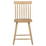 ANDREWS WINDSOR COUNTER HEIGHT DINING SIDE CHAIR LIGHT ASH (SET OF 2) - Image 4
