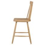ANDREWS WINDSOR COUNTER HEIGHT DINING SIDE CHAIR LIGHT ASH (SET OF 2) - Image 6